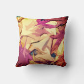 Dekoratives Bild von Herbstblättern クッション (裏面)