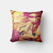 Dekoratives Bild von Herbstblättern クッション (正面)