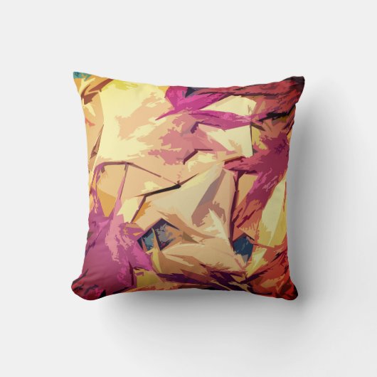 Dekoratives Bild von Herbstblättern クッション (正面)