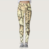 Dekoratives Doodle Muster レギンス (正面)