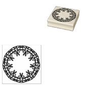 Dekoratives Muster in Rund in Mandala Variation ラバースタンプ (押印)