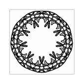 Dekoratives Muster in Rund in Mandala Variation ラバースタンプ (インプリント)