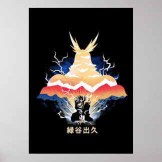 Deku対All May One For All Heroアカデミー3 ポスター