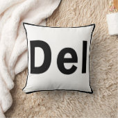 DELのDeleteキーの装飾用クッション クッション (ブランケット)