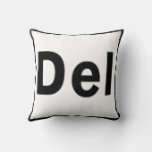 DELのDeleteキーの装飾用クッション クッション (裏面)