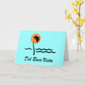 Del Bocaヴィスタ カード (黄色い花)