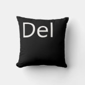 DEL - Ctrl alt del枕をソファのクッション用 クッション (正面)