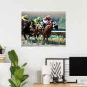 Del Mar競馬場のポスター ポスター (ホームオフィス)