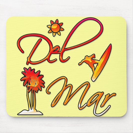 Del Mar マウスパッド (正面)