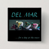 Del Mar、 缶バッジ (正面)