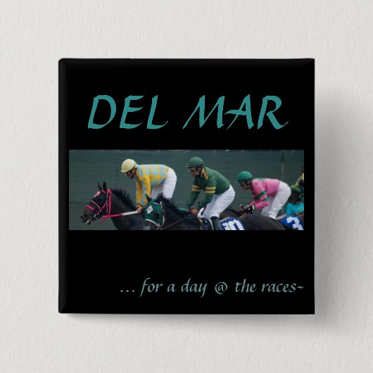 Del Mar、 缶バッジ (正面)