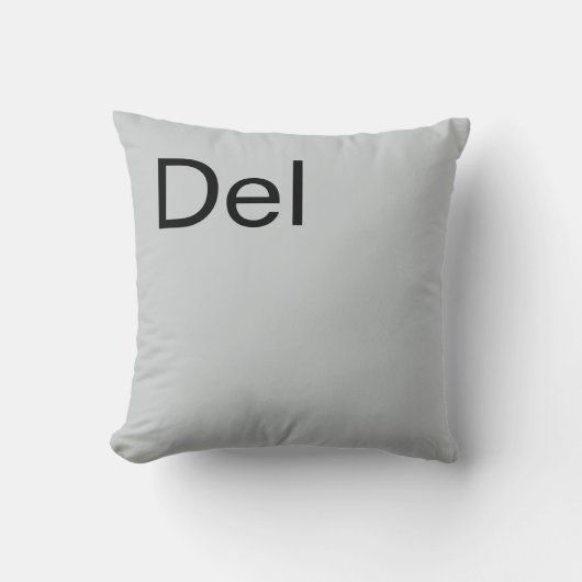 Del Pillow クッション (正面)