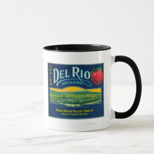 Del Rio Apple Crate LabelMedford、または マグカップ (右)