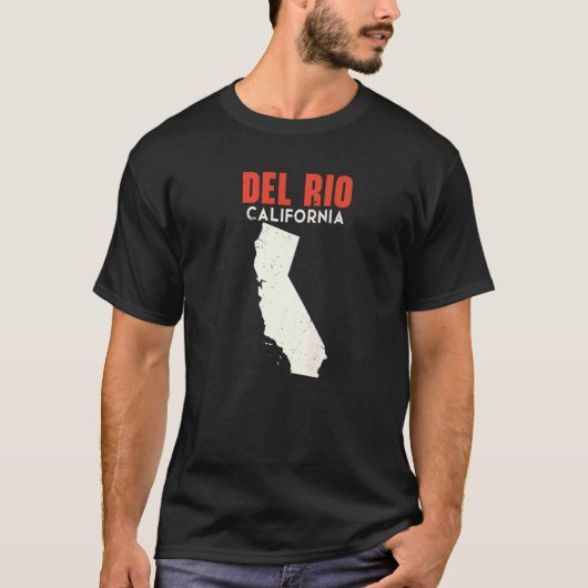 Del Rio California USA State America Travel Califo Tシャツ (正面)