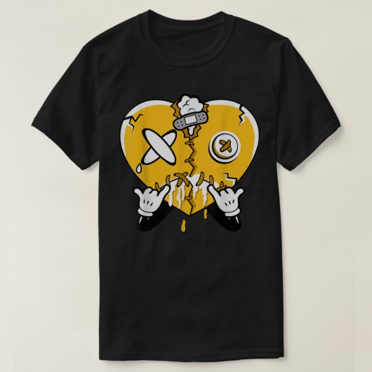 Del Sol 13s Teeハートドリップシ得ューズEm 13レトロD Tシャツ (デザイン正面)