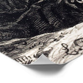 Delacroix – ハムレットとラエルテスの墓… ポスター (角)