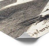 Delacroix – ハムレットと彼の父親の幽霊(A... ポスター (角)