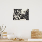 Delacroix – ハムレットの父の中毒(法律… ポスター (キッチン)