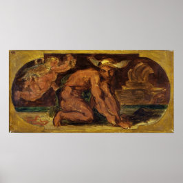 Delacroix – マーキュリースケッチfor The Peaceサロン ポスター