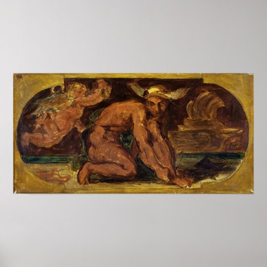 Delacroix – マーキュリースケッチfor The Peaceサロン ポスター (正面)