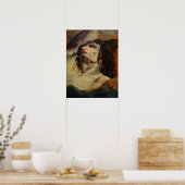 Delacroix -勉強For Dante And Virgil ポスター (キッチン)