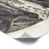 Delacroix – 女王はハムレット(Ac... ポスター (角)