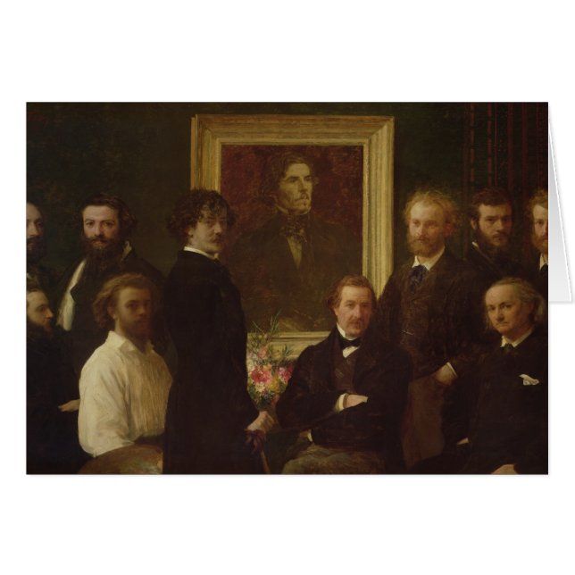 Delacroix 1864年への尊敬 (正面横)