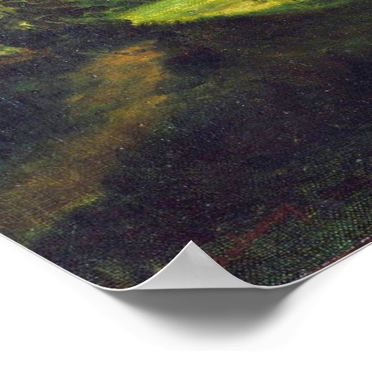 Delacroix - George Sand's Garden at Noant ポスター (角)