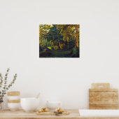 Delacroix - George Sand's Garden at Noant ポスター (キッチン)