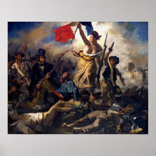 Delacroix - Liberty Leading the People ポスター (正面)