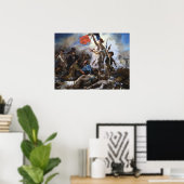 Delacroix Liberty Leading the People ポスター (ホームオフィス)