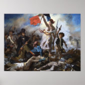  Delacroix Liberty Leading the People ポスター (正面)