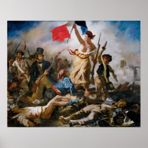 Delacroix - Liberty Leading The People ポスター