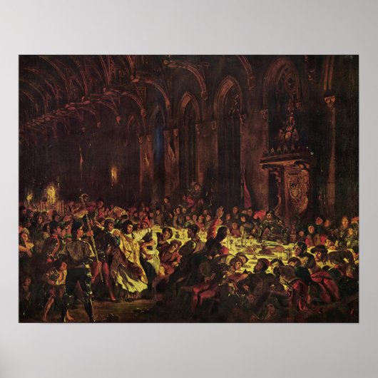 Delacroix - Liegeの司教の殺害 ポスター (正面)