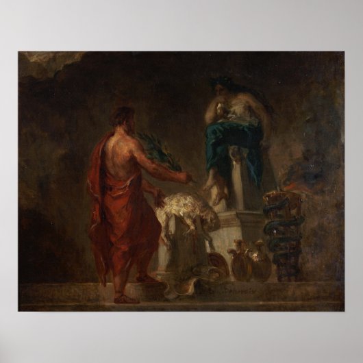 Delacroix - Lycurgus Consulting The Pythia ポスター (正面)