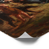 Delacroix - Ovide In Scythians 1862 ポスター (角)