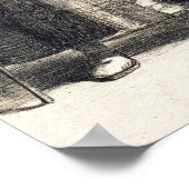 Delacroix - Polonius And Hamlet (Act II Scene II). ポスター (角)