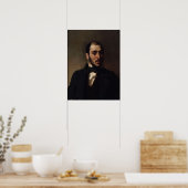 Delacroix - Portrait Of Eugene Laval Architect ポスター (キッチン)