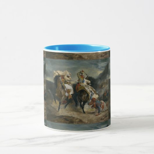 Delacroix The Combat of the Giaour and Hasan マグカップ (中央)