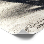 Delacroix - The Song Of Ophelia (Act IV Scene V) . ポスター (角)