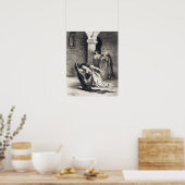 Delacroix - The Song Of Ophelia (Act IV Scene V) . ポスター (キッチン)