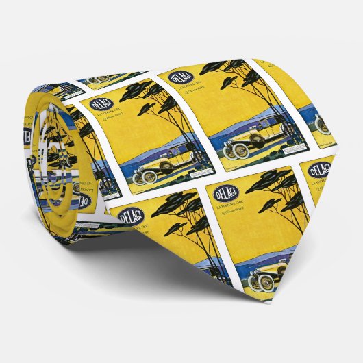 Delageの自動車 ネクタイ (ロール)
