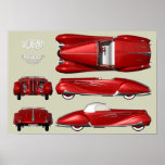 Delahaye 165 Figoni et Falaschi ポスター<br><div class="desc">Delahaye 165 Figoni et Falaschi</div>