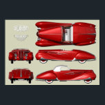Delahaye 165 Figoni et Falaschi ポスター<br><div class="desc">Delahaye 165 Figoni et Falaschi</div>