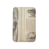 Delamaterの鉄の仕事 バスマット (正面縦)