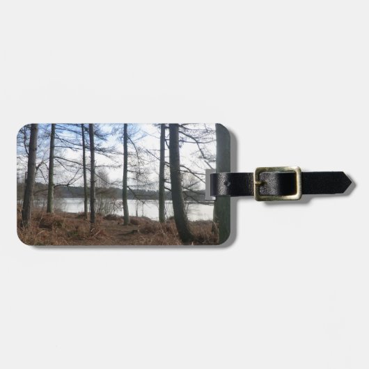 Delamereの森林のBlakemereのコケ ラゲッジタグ (正面横)