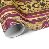 Delanceyのエレガントでロマンチックなバロック ラッピングペーパー (ロールコーナー)