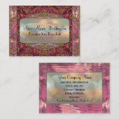 Delanceyの花弁3.5のエレガントなプロフェッショナル 名刺 (正面/裏面)