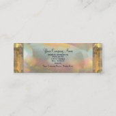 Delancey Astorのエレガントな専門の細い スキニー名刺 (裏面)
