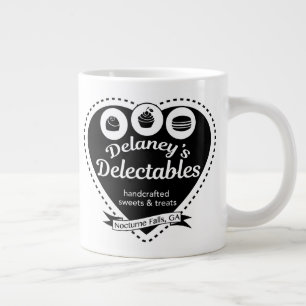 DelaneyのDelectablesのジャンボマグ ジャンボコーヒーマグカップ